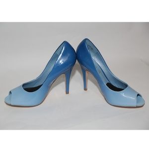 Aldo - Open-Toe High Heels in Beautiful Gradient Blue